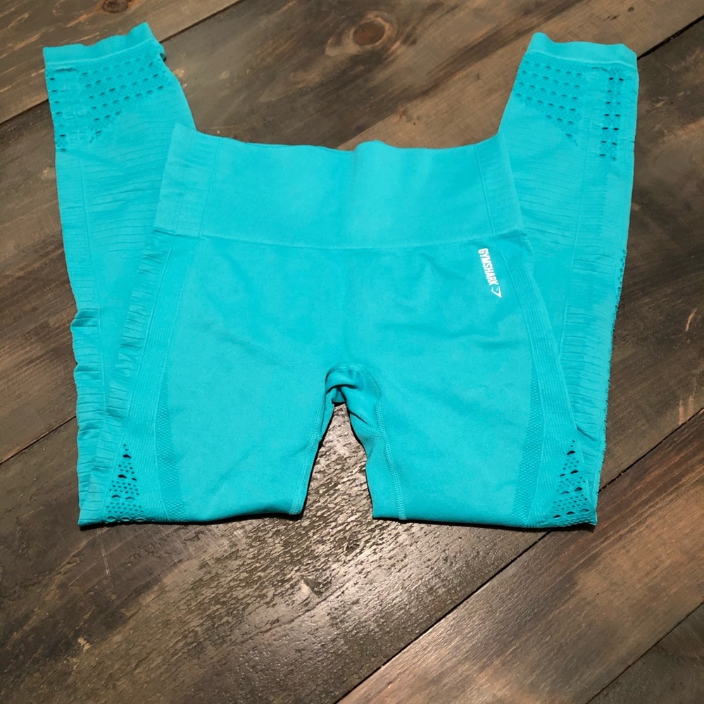 Gymshark Tropical Blue Leggings